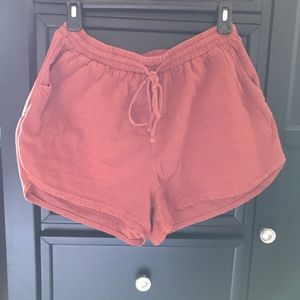 Rust orange shorts